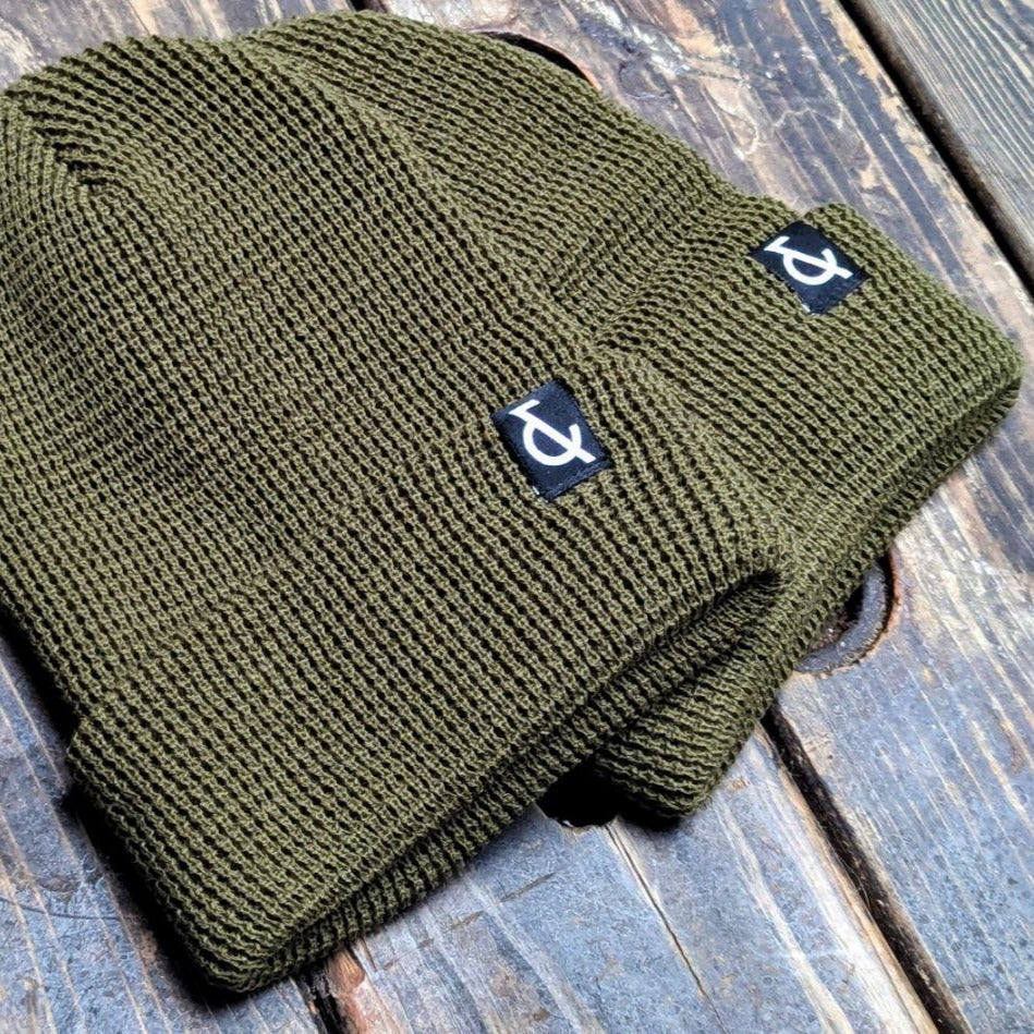 D&W Waffle Knit Beanie